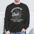Romance Reader Spicy Book Merch Book Lovers Bookish Women Sweatshirt Gifts for Old Men Romance Reader Spicy Book Merch Book Lovers Bookish Women Sweatshirt Gifts for Old Men