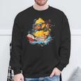 Rubber Duck Reading Book Rubber Duckie Rubber Duckling Sweatshirt Gifts for Old Men