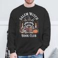 Salem Witch Book Club Raccoon Halloween Sweatshirt Gifts for Old Men Salem Witch Book Club Raccoon Halloween Sweatshirt Gifts for Old Men