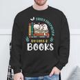 Saying About Books Easily Distracted By Cats And Books Sweatshirt Gifts for Old Men Saying About Books Easily Distracted By Cats And Books Sweatshirt Gifts for Old Men