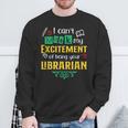 School Librarian Assistant Mask Book Reading Library Sweatshirt Gifts for Old Men School Librarian Assistant Mask Book Reading Library Sweatshirt Gifts for Old Men
