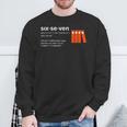 Six Seven Meme Reading Book Lover 6-7 67 Definition Sweatshirt Gifts for Old Men