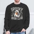 Spooky Book Club Cute Ghost Reading Book Halloween Costume Sweatshirt Gifts for Old Men Spooky Book Club Cute Ghost Reading Book Halloween Costume Sweatshirt Gifts for Old Men
