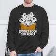 Spooky Book Club Member Halloween Bookish Ghost Lover Sweatshirt Gifts for Old Men Spooky Book Club Member Halloween Bookish Ghost Lover Sweatshirt Gifts for Old Men