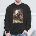 Star Wars The Book Of Boba Fett Combat Pose Portrait Sweatshirt Gifts for Old Men