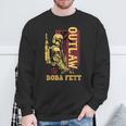 Star Wars The Book Of Boba Fett Outlaw Color Pop Sweatshirt Gifts for Old Men