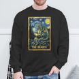 Starry Dragon Reading Book The Reader Fantasy Reader Sweatshirt Gifts for Old Men