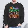 Summer Reading 2026 Dinosaurs Book Lover Unearth A Story Sweatshirt Gifts for Old Men Summer Reading 2026 Dinosaurs Book Lover Unearth A Story Sweatshirt Gifts for Old Men