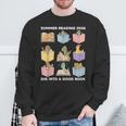 Summer Reading 2026 Unearth A Story Dinosaur Books Readers Sweatshirt Gifts for Old Men