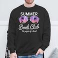 Summer Retro Book Club Beach Vacation Sweatshirt Gifts for Old Men