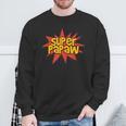 Super Grandfather Comic Book Hero Tshirt Super Papaw Sweatshirt Gifts for Old Men