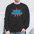 Super Grandmother Comic Book Hero Tshirt Super MeeMaw Sweatshirt Gifts for Old Men