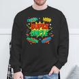 Superhero Uncle Costume For Men Comic Book Birthday Sweatshirt Gifts for Old Men