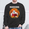 Teacher Halloween Ghost Books Reading For Men Women Sweatshirt Gifts for Old Men Teacher Halloween Ghost Books Reading For Men Women Sweatshirt Gifts for Old Men
