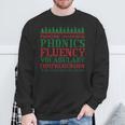Teacher Ugly Sweater Christmas Science Of Reading Sweatshirt Gifts for Old Men Teacher Ugly Sweater Christmas Science Of Reading Sweatshirt Gifts for Old Men