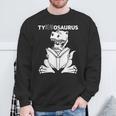Teachersaurus Dinosaur Reading Book Reader Men Women Kids Sweatshirt Gifts for Old Men
