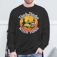 Thick Thighs Witch Vibes Spell Book And Potions Sweatshirt Gifts for Old Men Thick Thighs Witch Vibes Spell Book And Potions Sweatshirt Gifts for Old Men