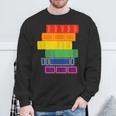 Threadless Grey Sky Chai Rainbow Book Pride Stack Graphic Sweatshirt Gifts for Old Men Threadless Grey Sky Chai Rainbow Book Pride Stack Graphic Sweatshirt Gifts for Old Men