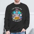 Tie-Dye Messy Bun Skull I Like My Books Spicy & My Coffee Sweatshirt Gifts for Old Men Tie-Dye Messy Bun Skull I Like My Books Spicy & My Coffee Sweatshirt Gifts for Old Men