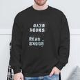 Trendy Read Books Stencil Spray Paint Sweatshirt Gifts for Old Men