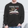 Turning Pages Is My Cardio Reading Book Novelty Shirt Sweatshirt Gifts for Old Men