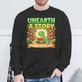 Unearth A Story Dinosaur Summer Reading 2026 Books Sweatshirt Gifts for Old Men Unearth A Story Dinosaur Summer Reading 2026 Books Sweatshirt Gifts for Old Men