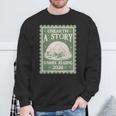 Unearth a Story Summer Reading 2026 Palaeontologists Book Sweatshirt Gifts for Old Men