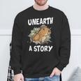 Unearth A Story Summer Reading Program 2026 Capybara Book Sweatshirt Gifts for Old Men