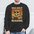 Vintage Cheetah Reading Book Wild About Reading Shirts Boys Sweatshirt Gifts for Old Men Vintage Cheetah Reading Book Wild About Reading Shirts Boys Sweatshirt Gifts for Old Men