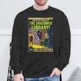 Vintage Horror Comic Book Cover Shadowed Library Zombie Sweatshirt Gifts for Old Men Vintage Horror Comic Book Cover Shadowed Library Zombie Sweatshirt Gifts for Old Men