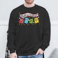 Vintage Let's All Go To The Library Meme Book Reading Sweatshirt Gifts for Old Men
