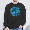 Volleyball Lets Pepper Comic Book Pop Art Teen Girls Cute Sweatshirt Gifts for Old Men