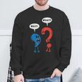 Wait What Comma Question Mark Reading Book Lover Teacher Sweatshirt Gifts for Old Men