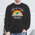 Wake Up Smarter Sleep With A Librarian Book Lover Bookworm Sweatshirt Gifts for Old Men Wake Up Smarter Sleep With A Librarian Book Lover Bookworm Sweatshirt Gifts for Old Men