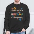 I Want To Be A Schwa Read Book Reading Librarian Sweatshirt Gifts for Old Men