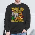 Wild About Reading Back To School Teacher Books Read Sweatshirt Gifts for Old Men Wild About Reading Back To School Teacher Books Read Sweatshirt Gifts for Old Men