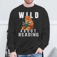 Wild About Reading Love Books Nerd Bookworm Librarian Sweatshirt Gifts for Old Men Wild About Reading Love Books Nerd Bookworm Librarian Sweatshirt Gifts for Old Men