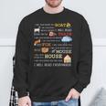 I Will Read Books On a Boat & Everywhere Reading Sweatshirt Gifts for Old Men I Will Read Books On a Boat & Everywhere Reading Sweatshirt Gifts for Old Men