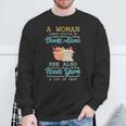 Woman Survives On Books And Yarn Crocheter Crocheting Sweatshirt Gifts for Old Men Woman Survives On Books And Yarn Crocheter Crocheting Sweatshirt Gifts for Old Men