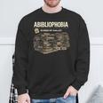 Women's Abibliophobia Ruined My Wallet Book Lover Sweatshirt Gifts for Old Men Women's Abibliophobia Ruined My Wallet Book Lover Sweatshirt Gifts for Old Men