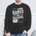 Women's Booktrovert Introvert Reader Library Card Coffee Books Sweatshirt Gifts for Old Men