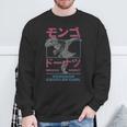 Women's DCC Mongo And Donut Face-Off With Kanji Gamer Series Book Sweatshirt Gifts for Old Men Women's DCC Mongo And Donut Face-Off With Kanji Gamer Series Book Sweatshirt Gifts for Old Men