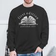 Women's First Edition Published 2025 The Littlest Book Club Member Sweatshirt Gifts for Old Men