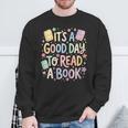 Women's It’s A Good Day To Read A Book Cute Teacher Reading Sweatshirt Gifts for Old Men Women's It’s A Good Day To Read A Book Cute Teacher Reading Sweatshirt Gifts for Old Men