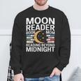 Women's Moon Reader Book Mom Reading Beyond Midnight Sweatshirt Gifts for Old Men Women's Moon Reader Book Mom Reading Beyond Midnight Sweatshirt Gifts for Old Men