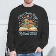 Women's New Chapter Begins Retired 2026 Watercolor Floral Book Women Sweatshirt Gifts for Old Men Women's New Chapter Begins Retired 2026 Watercolor Floral Book Women Sweatshirt Gifts for Old Men