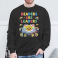 Women's Readers Are Leaders Reading Book Lovers Teacher Rainbow Kids Sweatshirt Gifts for Old Men Women's Readers Are Leaders Reading Book Lovers Teacher Rainbow Kids Sweatshirt Gifts for Old Men