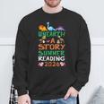 Women's Unearth A Story Summer Reading Program 2026 Dinosaur Book Sweatshirt Gifts for Old Men