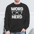 Word Nerd Book Reading Sweatshirt Gifts for Old Men Word Nerd Book Reading Sweatshirt Gifts for Old Men