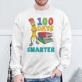 100 Days Smarter Teacher Student Books 100th Day Of School For Men Women Kids Sweatshirt Gifts for Old Men